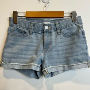 Old Navy Girl’s Shorty Cuffed Light Wash Jean Shorts